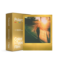 Polaroid i-Type цветная пленка - золотая рамка 16 фото