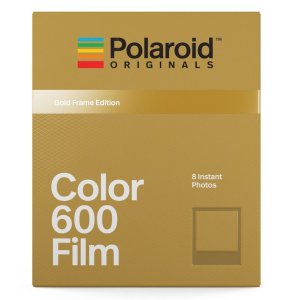 Кассета Polaroid 600 Color золотая рамка