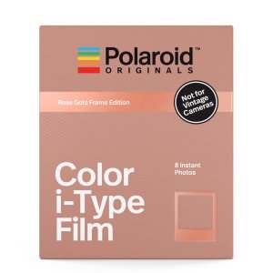 Цветная пленка Polaroid i-Type с рамками розового золота