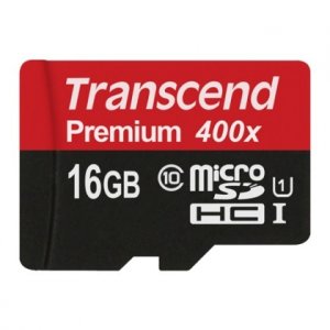 Карта памяти Transcend Premium  16Gb (class 10) 60Mb/s
