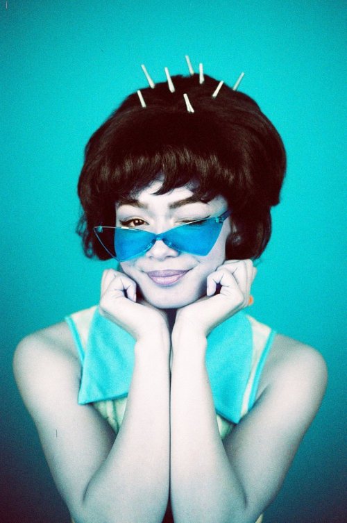 Lomography Turquoise портрет