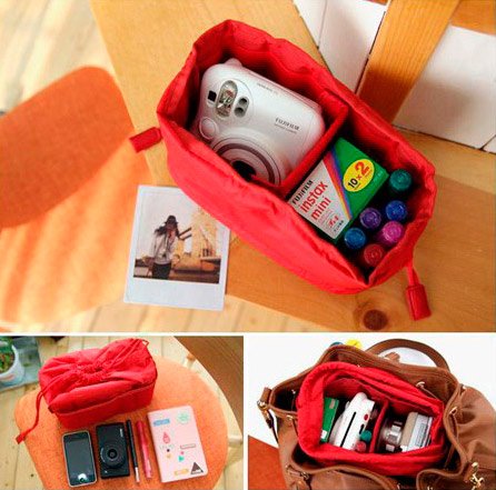 Сумка для кассет и Fujifilm instax mini, Polaroid камеры с защитной подушкой