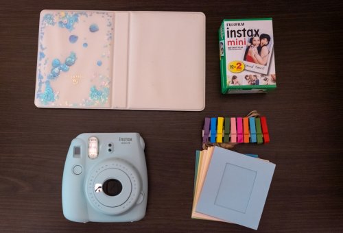 Фотоальбом для Instax подарунок із блискітками міні фотоальбом