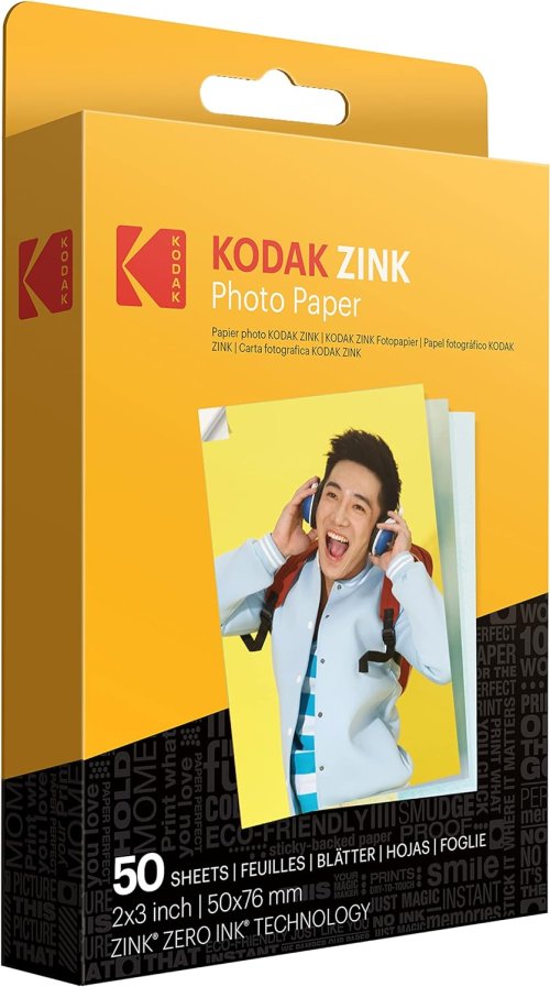 Kodak 2x3 zink фотопапір / фотоплівка 