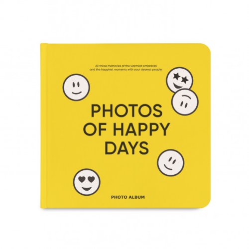Фотоальбом желтый Happy days