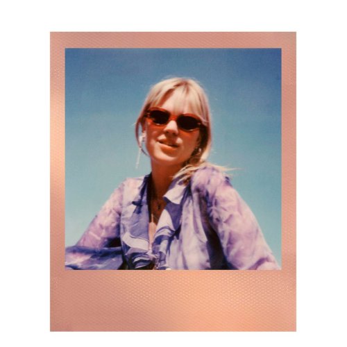 Цветная пленка Polaroid i-Type с рамками розового золота