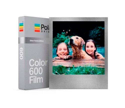 Кассета Pоlaroid 600 цветная с серебряной рамкой