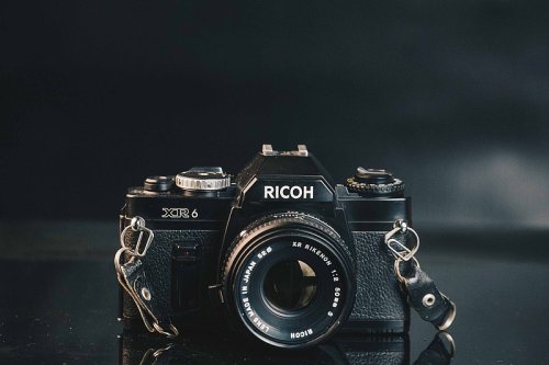 Ricoh XR6 + XR Rikenon 50 1:2 пленочный фотоаппарат 