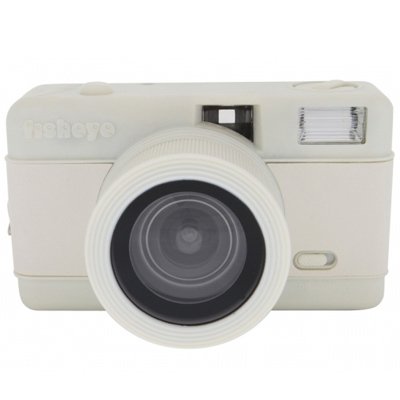 Fisheye Compact Camera white